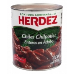 Herdez Chipotles In Adobo Sauce. 2.4kg.