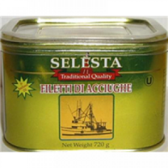 Selesta Fillets Of Anchovies. 690gm.