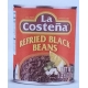 La Costena Mexican Refried Black Beans 3kg.