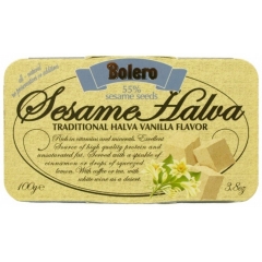 BOLERO Sesame Halva - Vanilla Flavour 100gm.