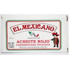 El Mexicano Achiote Rojo. 100gm.  