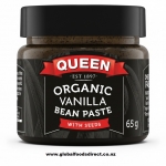 Queen Organic Vanilla Bean ­Paste with Seeds. 65gm.